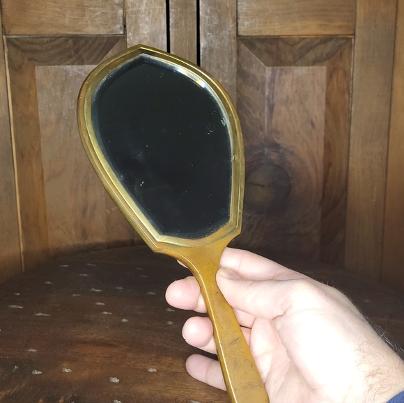 Elegant Floral Hand Mirror - Picture 6 of 17